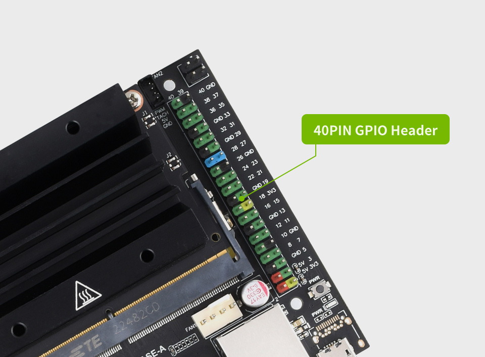 40-pin GPIO – Hardware Integration
