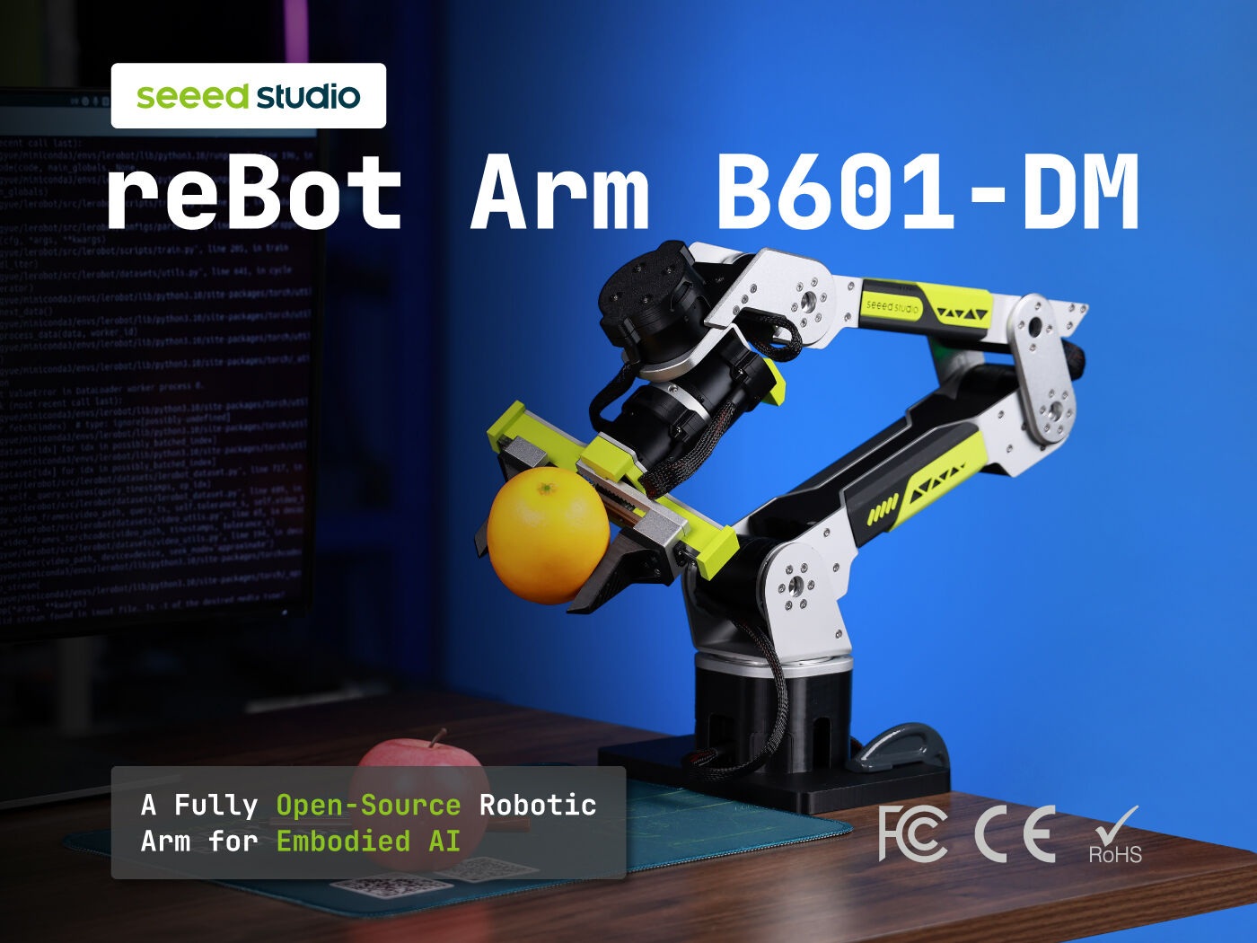 Seeed Studio reBot Arm B601-DM - robotic arm