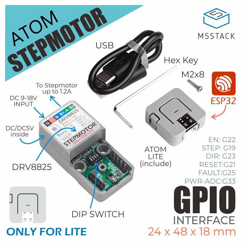M5Stack Official ATOM Lite ESP32 IoT Development Kit