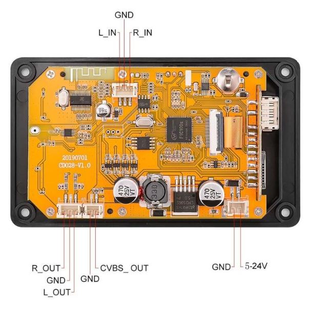 Мультимедийный плеер с Bluetooth 5.0 и экраном 2,8 (MODHJXY)